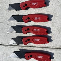 Milwaukee Fastback Compact Utility Knife With General Purpose Blade (New) $10 Each One (Firm On Price)