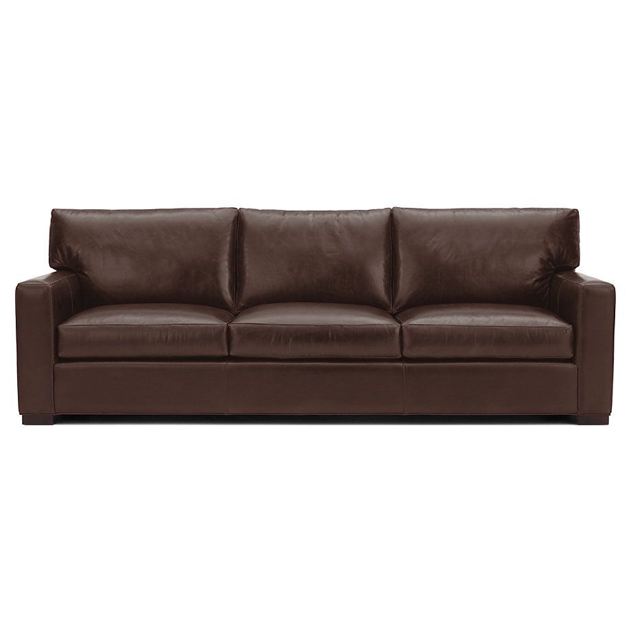 Crate And Barrel Leather Sofa