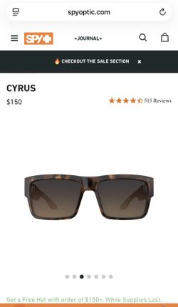 Spy Cyrus Happy Lense Happy Tort Glasses