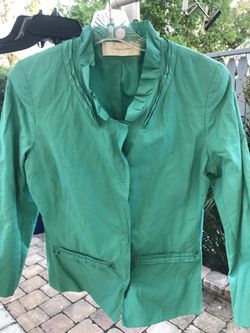 Tahari turquoise sports coat