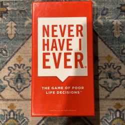 Never Have I Ever Card Game (used)