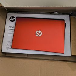 Brand New Hp Red Laptop 15.6 Display 