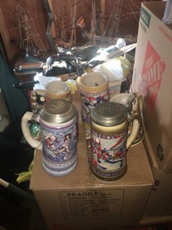 Olympic:hockey beerstein collection