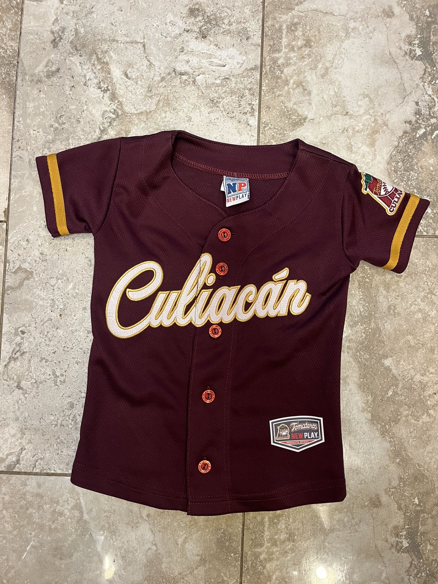 Culiacan Tomateros kids jersey size 4T