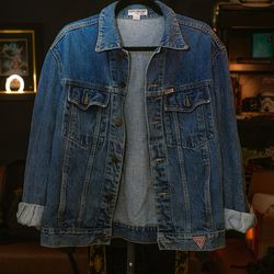 Guess denim jacket size L