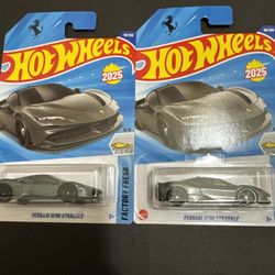 Hot Wheels 2025 Ferrari SF90 Stradale Diecast 1/64 Grey Addition New