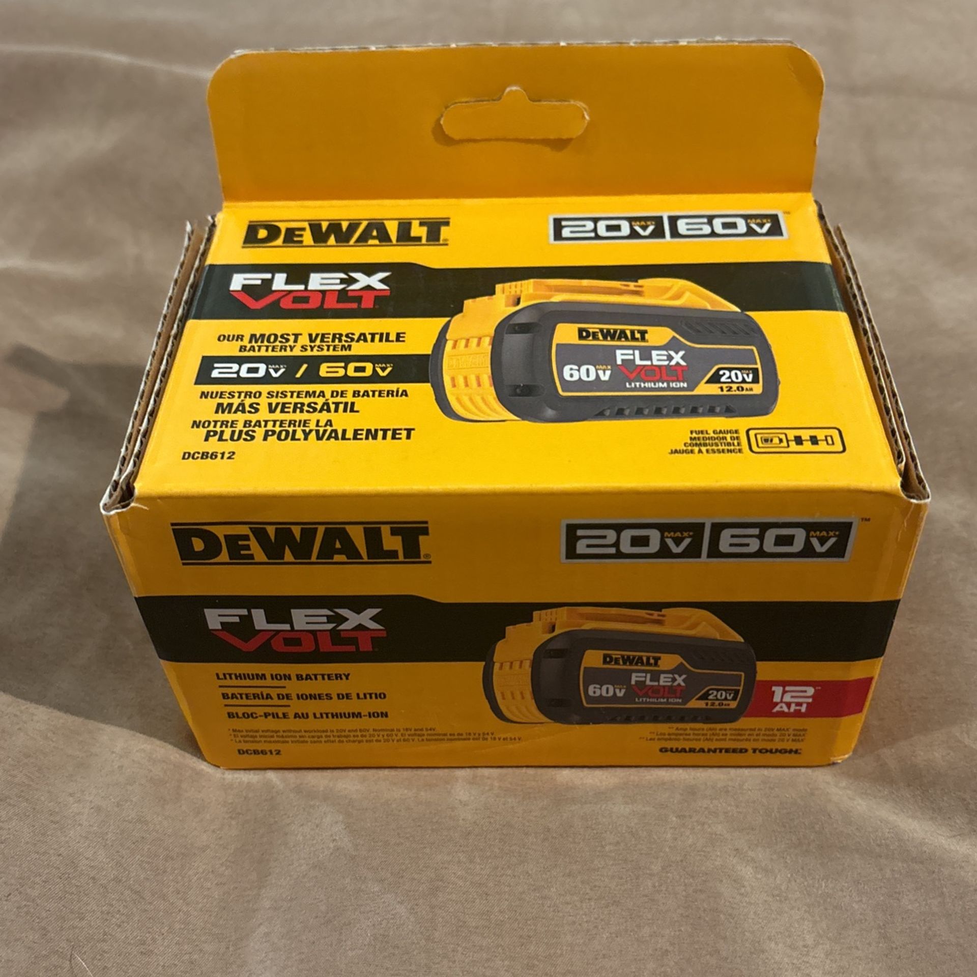 DeWalt Flexvolt 20v/60v Battery