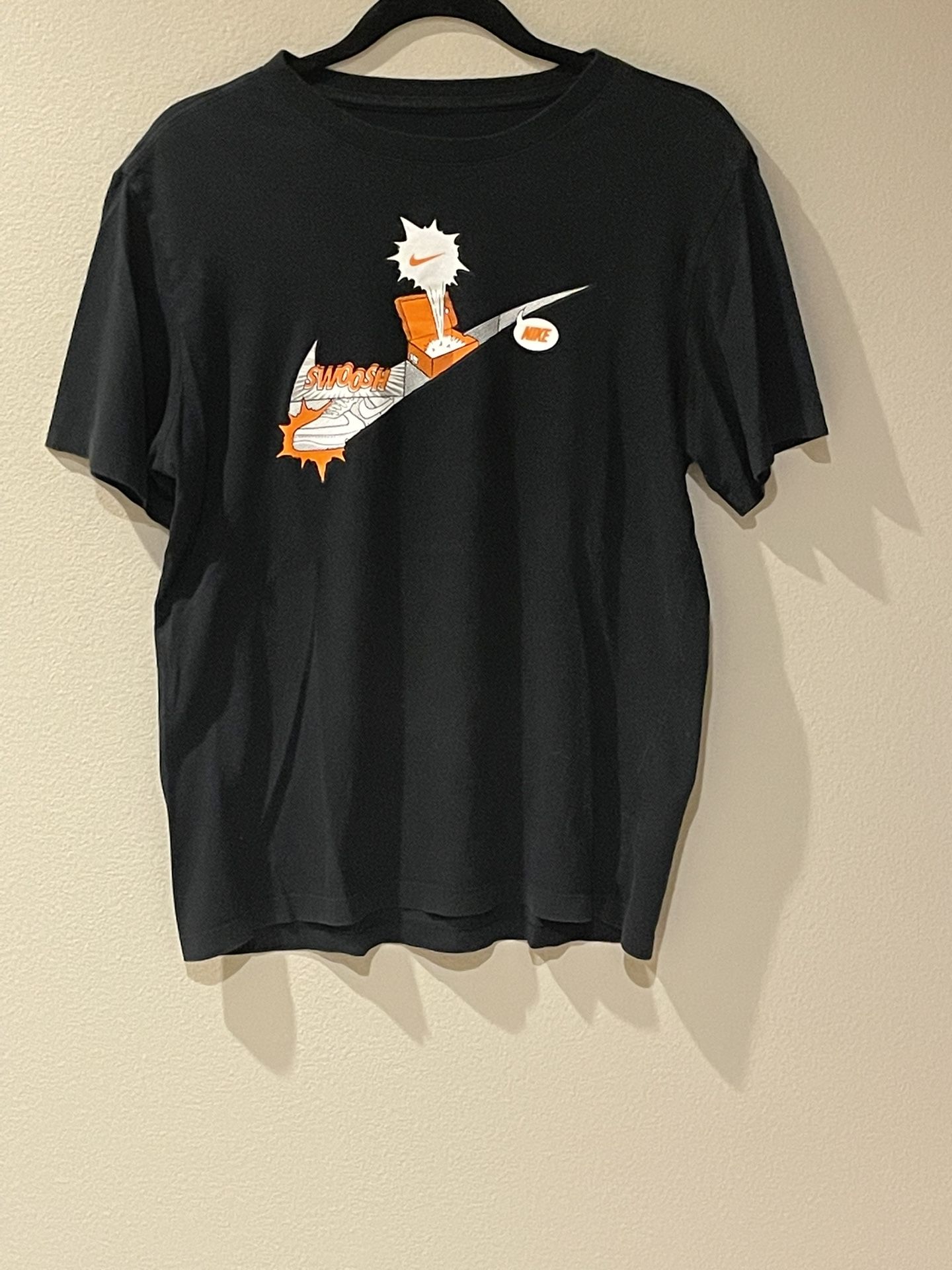 Men’s Black Nike Swoosh Shirt - Men’s Medium