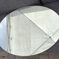 Large oval mirror for sale — 36 x 24 inches.