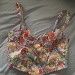Floral Bustier