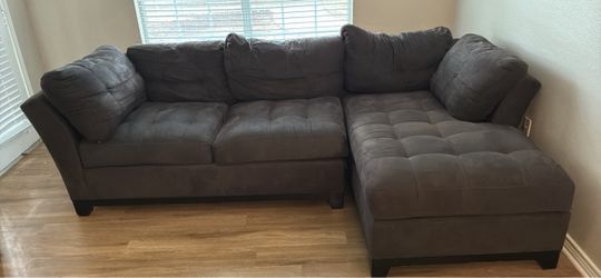 Sectional charcoal color