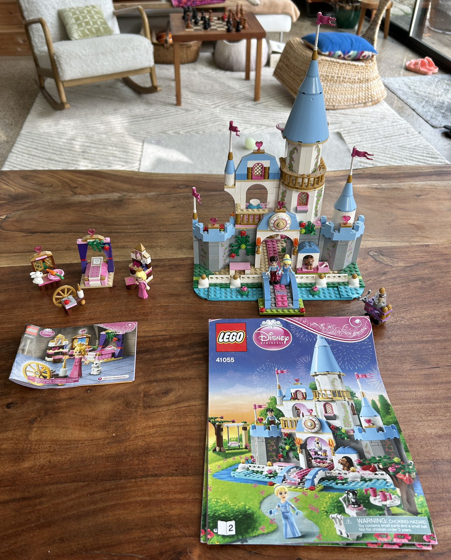 Lego Cinderella Castle 41055 + Sleeping Beauties Room 41060