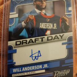 Signed 2023 Panini Prestige Card