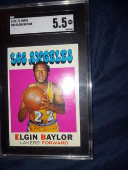 Vintage 1971-72 Elgin Baylor SGC 5.5