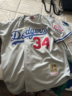 Mitchell & Ness Dodgers Fernando Valenzuela #34 Jersey