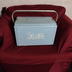 Vintage Metal Pepsi-Cola Cooler