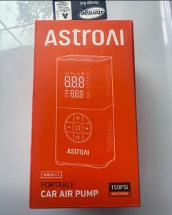 AstroAI AIRUN L7 Portable Tire Inflator, Cordless Car Air Pump, 150PSI Digital C