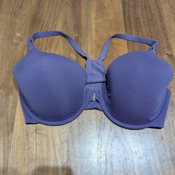 Soma MEMORABLE Full Coverage Front Close Racerback Bra - 38DD, Purple