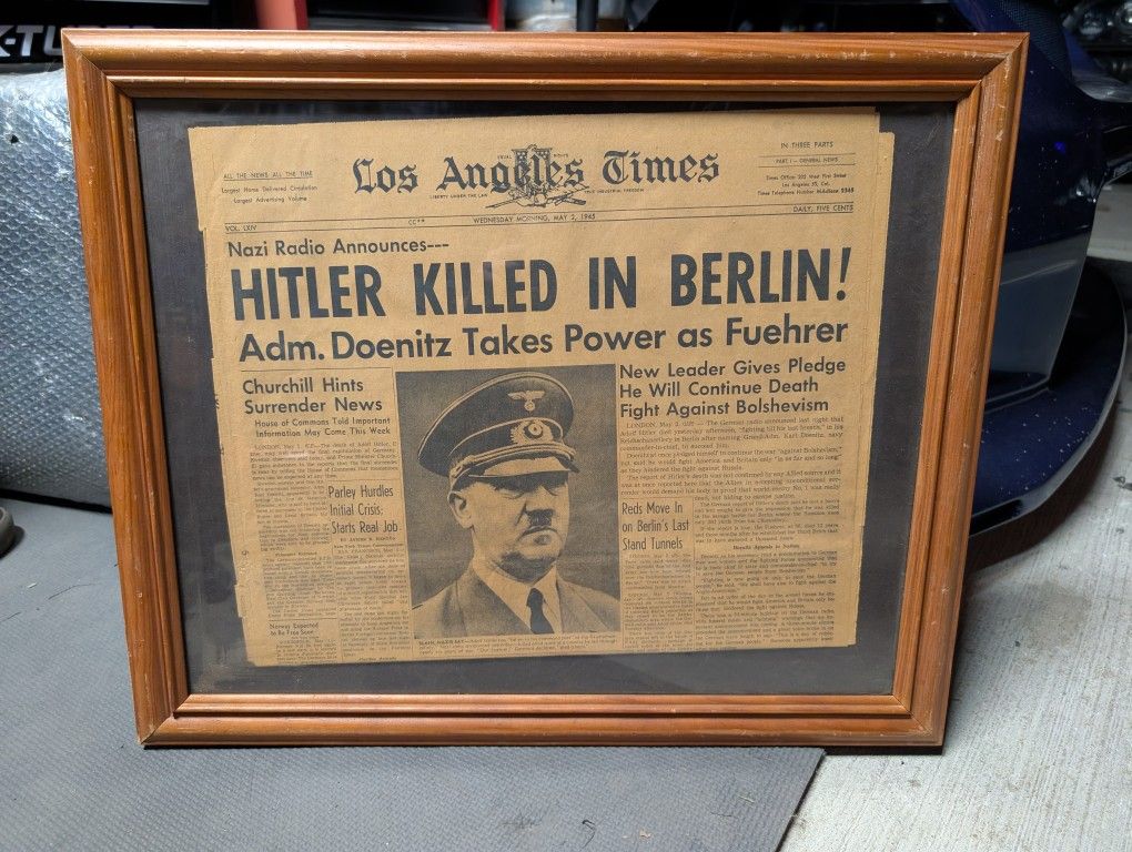 Need paper , Hitler Killed