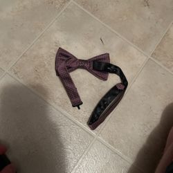 Purple Bow Tie 