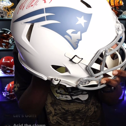 Gronk full-size signed helmet