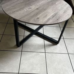 Wood Top Living Room Table