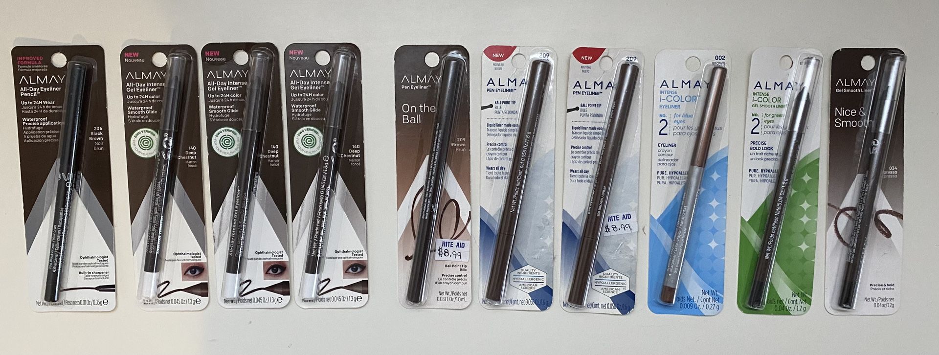 Almay Eyeliner -black-brown & brown shades