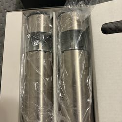 Electric Salt and Pepper Grinder Set - USB Rechargeable