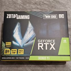 Nvidia 3060 ti graphics card Zotac twin edge