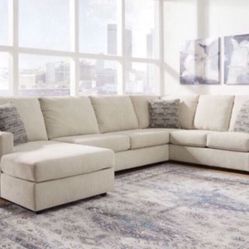 New Linen Or Gray Best Selling Sectional Sofa Couch 