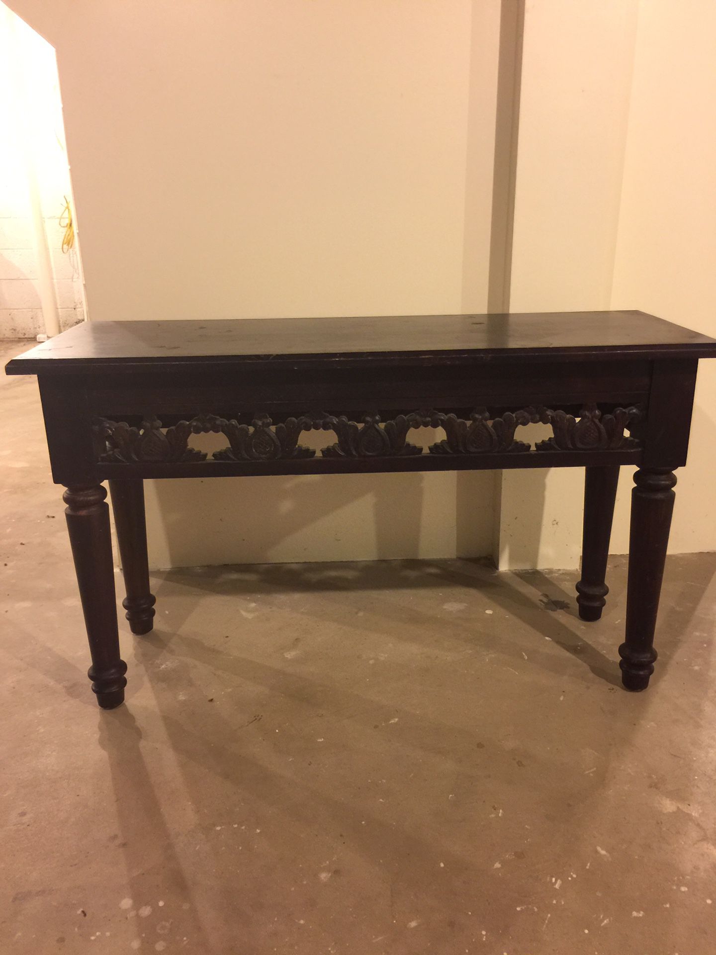 Pier 1 Wood Sofa or Accent Table