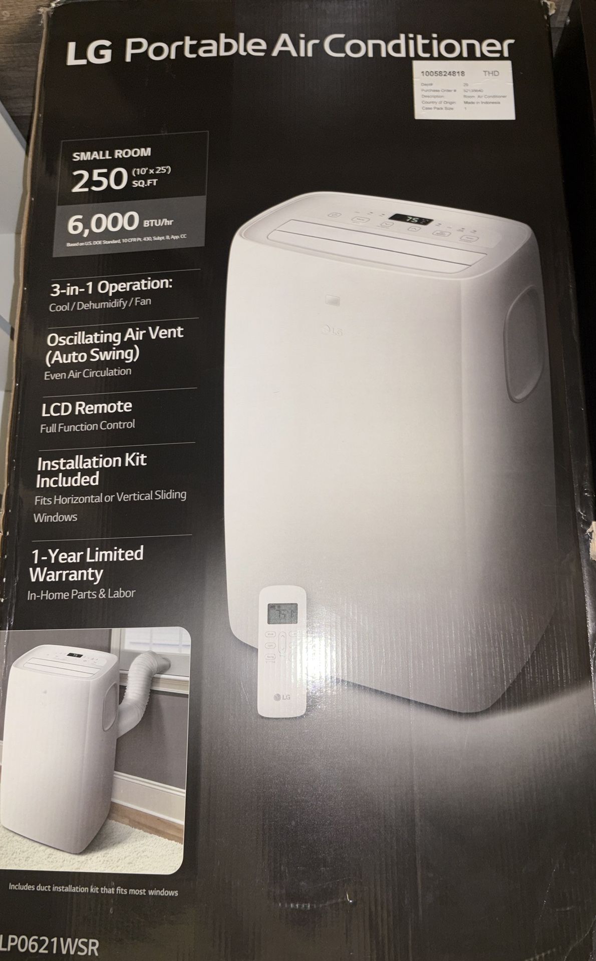 LG Portable Air Conditioner