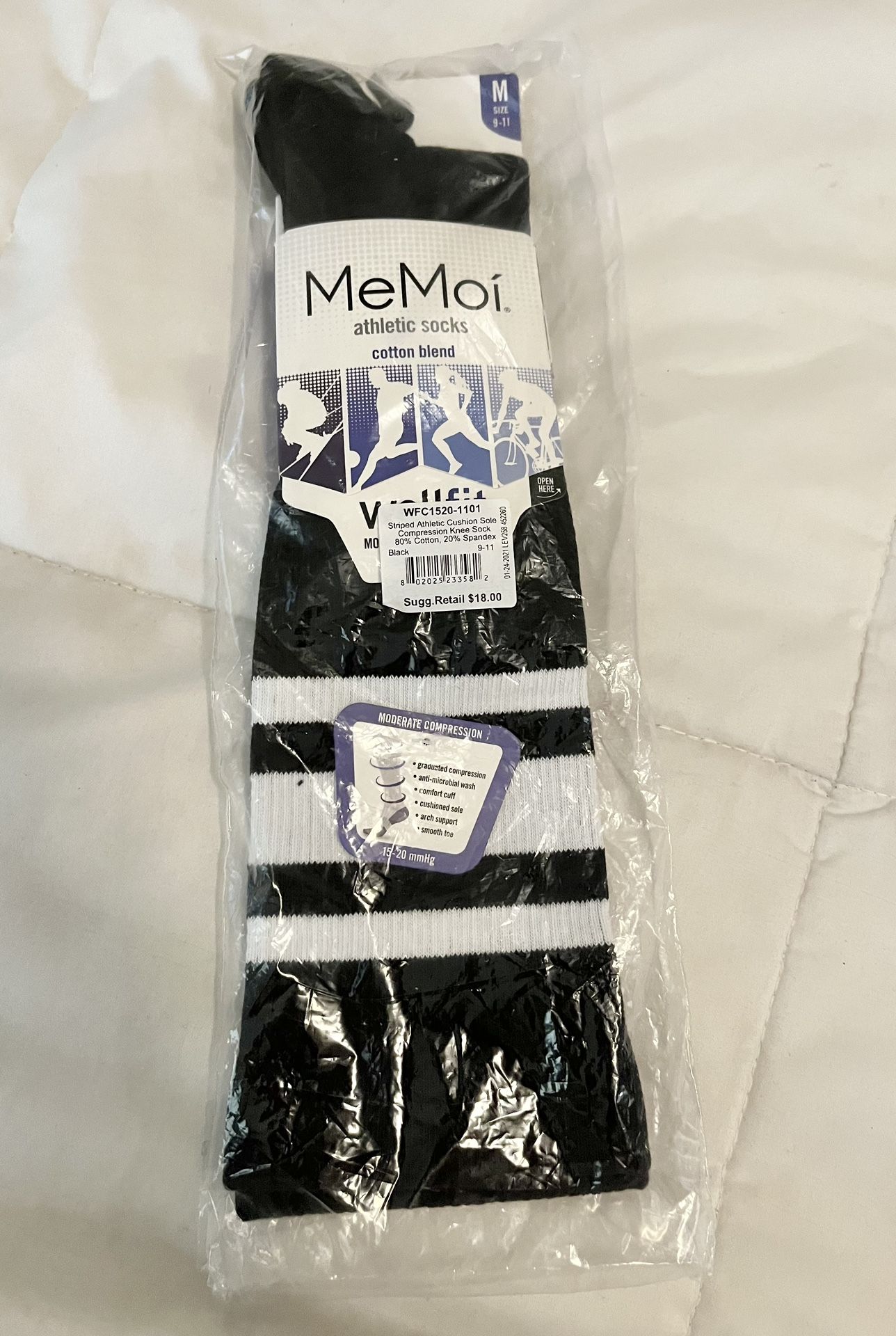 MeMoi Athletic Compression Socks Unisex