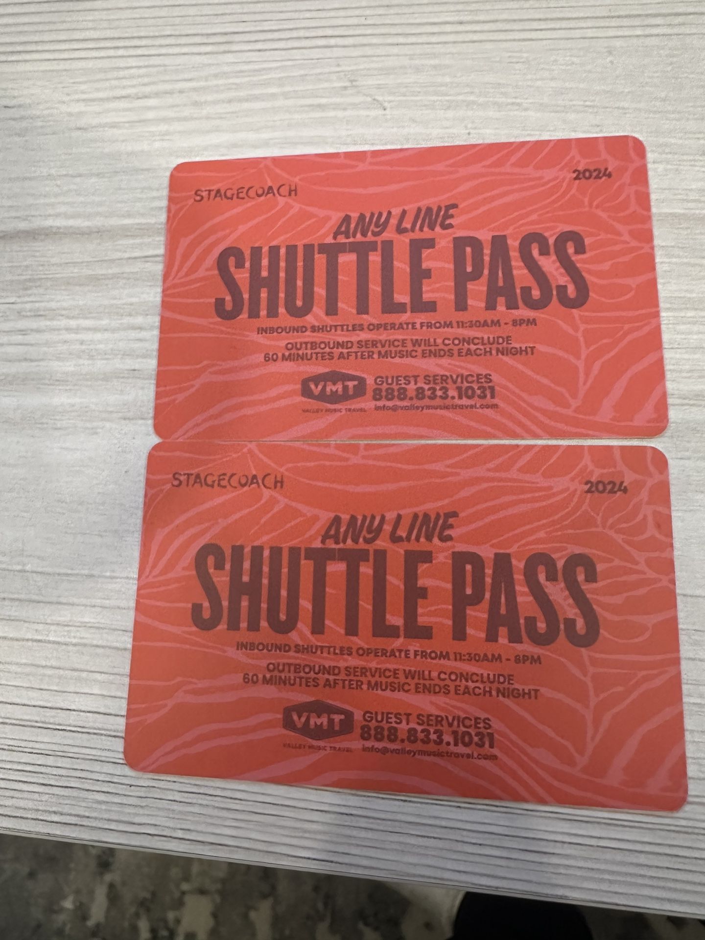 Stagecoach Shuttle Passes