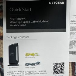 NETGEAR - Nighthawk DOCSIS 3.1 Cable Modem - Black