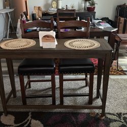 Bar Table and Chairs 