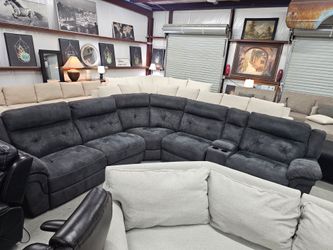 Reclining Gray Modular Sectional – Delivery Available
