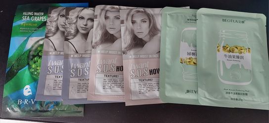 $7 for 7 pcs Face Mask Sheets