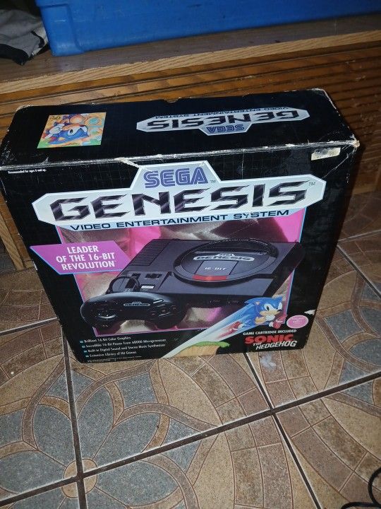 Sega Genesis 16 Bit Brand New Never Played With Original Box