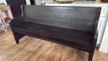 Dining table bench