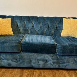 2 Teal Couches 