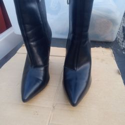 Black Wedge Boot