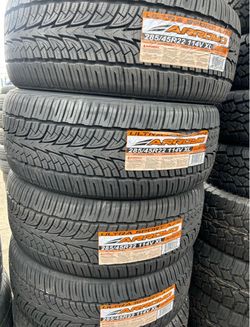 285/45/22 Arroyo HT 4 New Tires Installed And Balanced Included