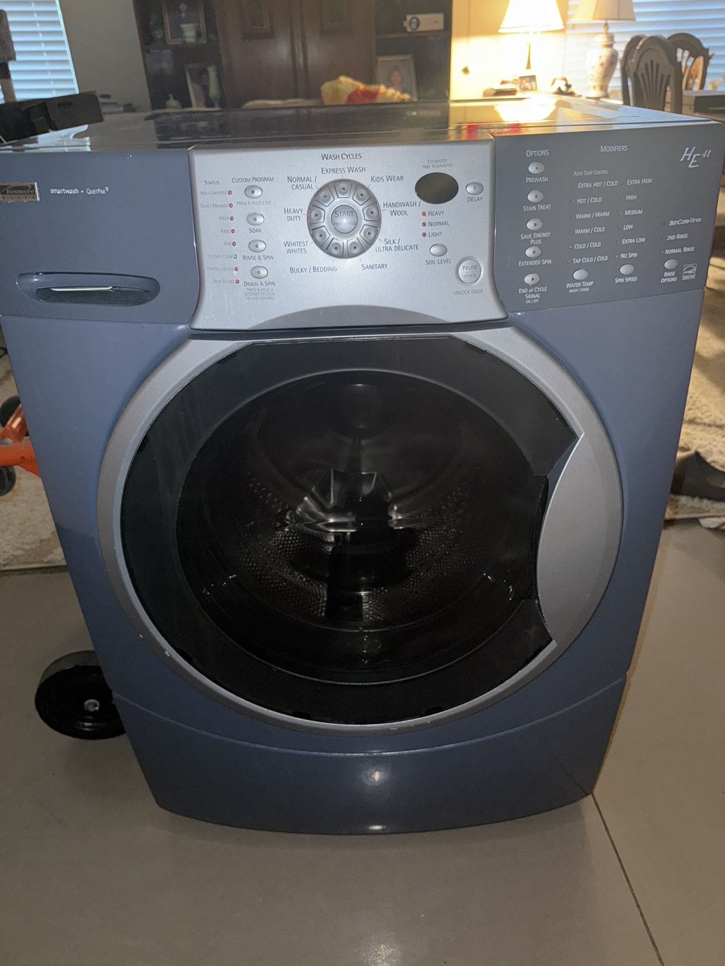 KENMORE ELITE BLUE WASHER FREE