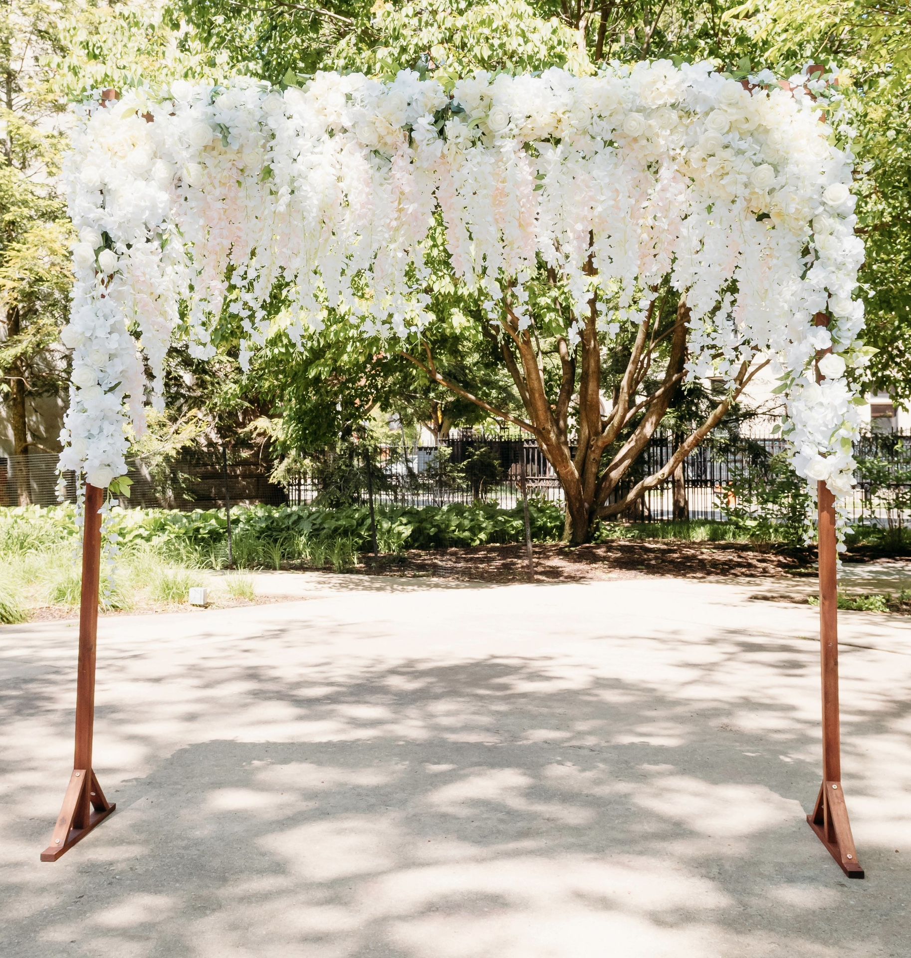 Wedding Arch - Roses, Hydrangeas, Wisteria