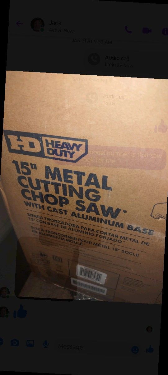 Metal Cutting Chop Saw