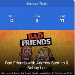 Bad Friends Podcast Tour June 10