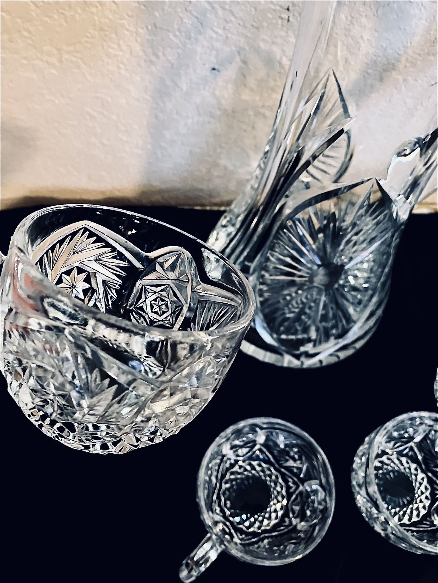 Crystal Punch Glasses