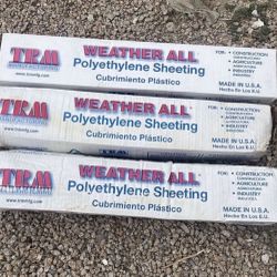 Plastic Wrap And Black Paper