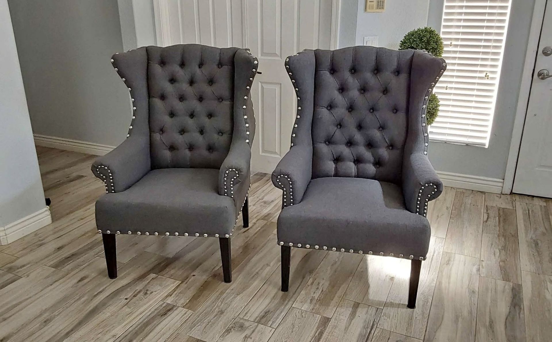 Two Matching Accent Chairs